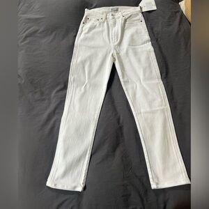 White brand new never worn denim!